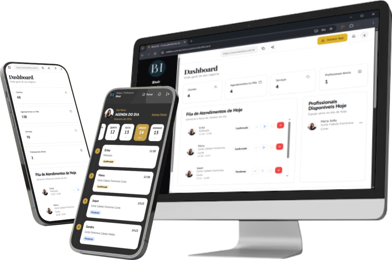 Painel de controle Belloo